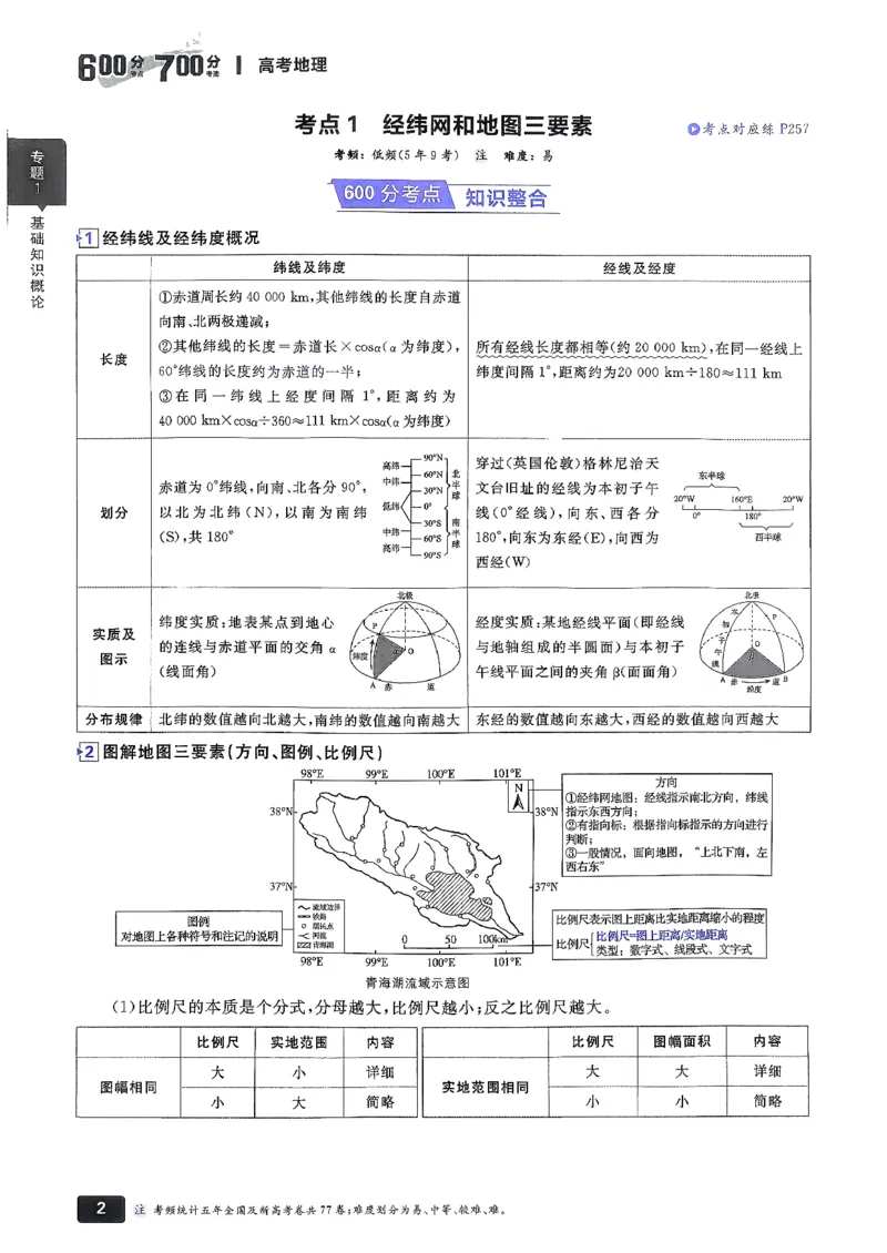 《地理_主书_2027高中必刷题_必刷题2027_2027高一高二必刷题_高考必刷题_高中必刷题_2027版高中《必刷题600分考点700分考法》（全科）_27版地理》第10页预览