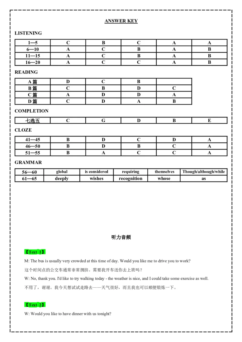 《全卷翻译+答案解析——2025-2026学年第一学期天域全国名校协作体联考英语试题_高考一二三轮复习_英语_2026年-英语高考专项复习_262026届高考英语之优秀模考题必刷备课包》第2页预览