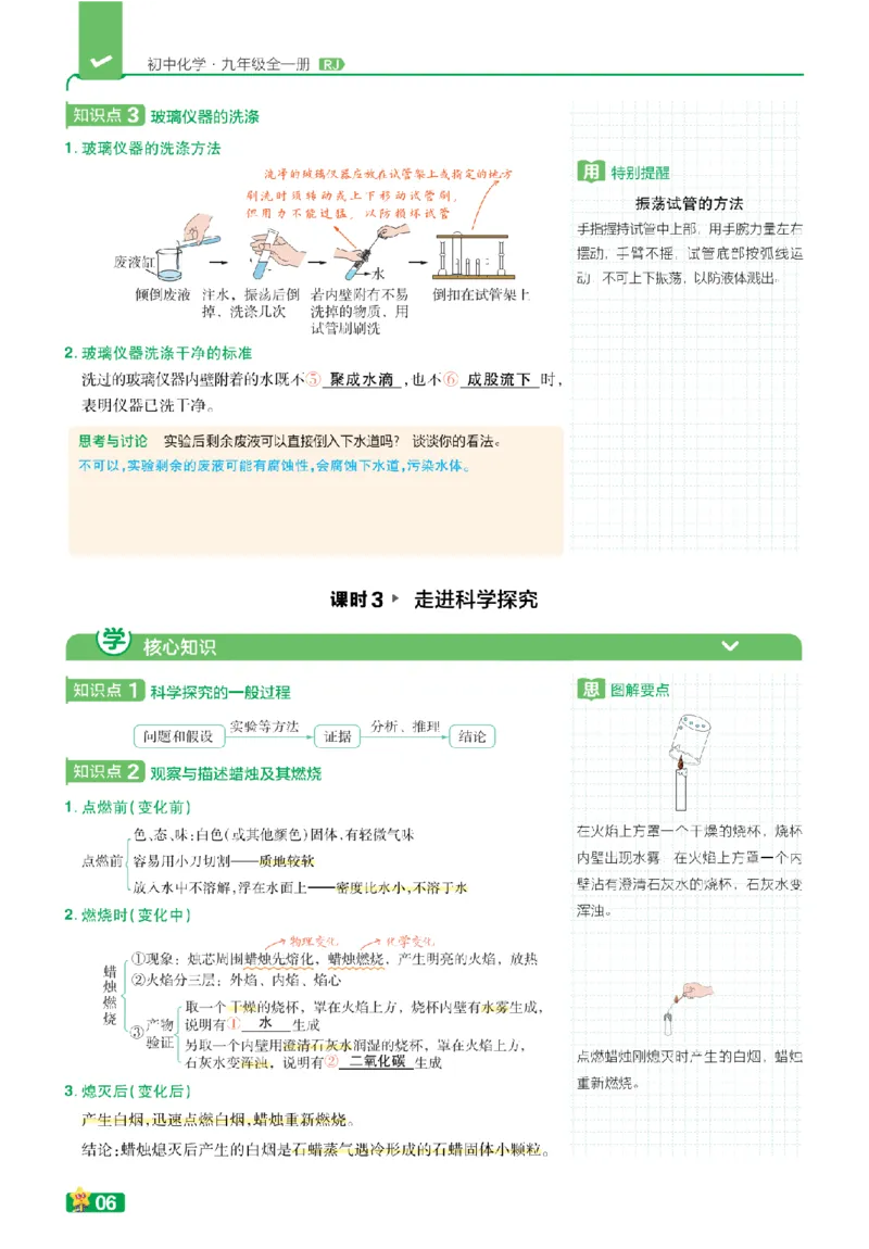 《学思用教用_2026秋初中教辅合集_2027一遍过_2026《一遍过》9上_2027《天星教育•一遍过》9全化学（人教福建版）》第8页预览