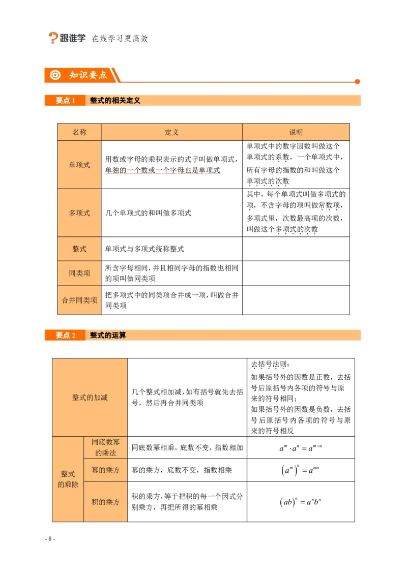 《中考数学知识清单_2026秋初中教辅合集_2027学科网&_2027《中考数学•代数几何必背公式+必考压轴模型+易错扣分黑名单》》第10页预览