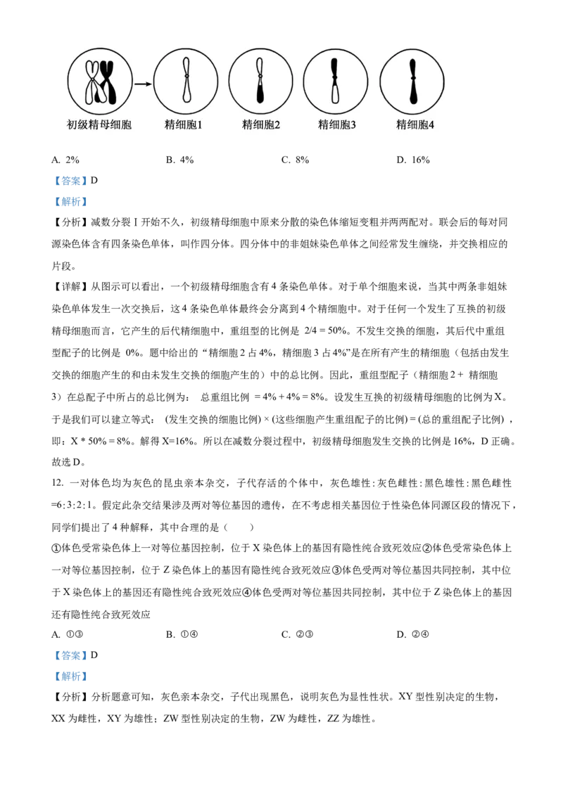 《2025高考安徽卷生物真题试卷（解析版）(1)_高考一二三轮复习_生物_2027年高考生物专项_2008年-2026年生物高考真题-G427_2025年高考_2025年高考安徽卷生物高考真题解析（参考版）》第8页预览