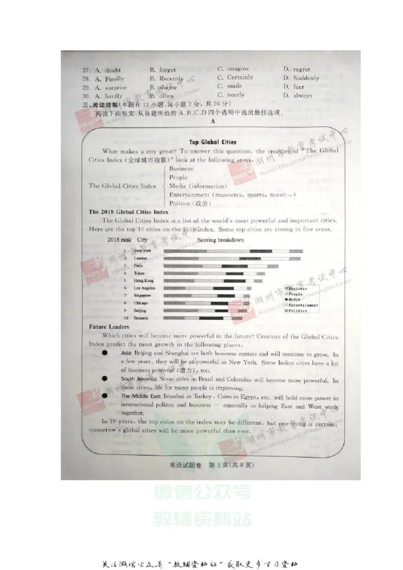 《2020浙江湖州中考英语真题及答案_初高中资料库_初中资料库（转存避免链接过期失效）_初中英语》第3页预览