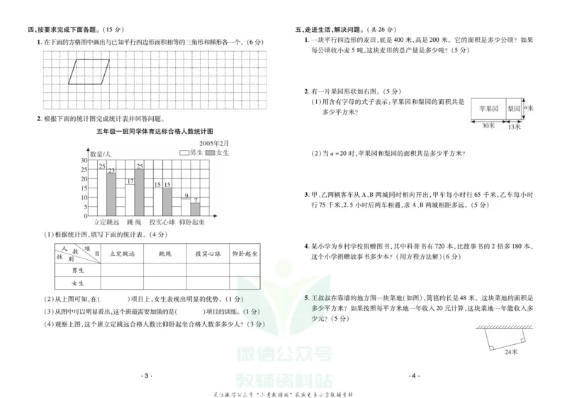 《《寒假开心果》五年级寒假数学苏教版试卷_07.小学语文、英语、数学专区_小学寒假教辅汇总_1~6年级寒假开心果·快乐假期》第2页预览