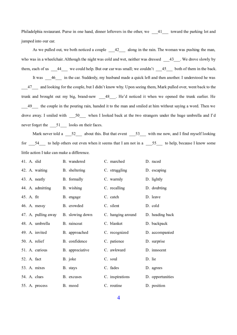《二模前强化练04完形填空（学生版）_高考一二三轮复习_英语_2026年-英语高考专项复习_252026年高考英语终极对决锦囊·三年真题解读》第7页预览