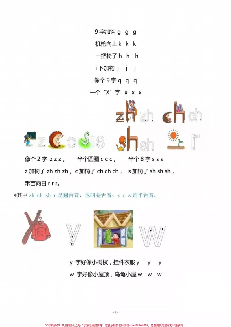 《一年级汉语拼音重难点知识梳理，喜欢收藏♥️关注哦》第2页预览