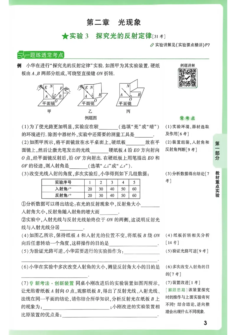 《初中物理一题练透一实验_2026秋初中教辅合集_2027初中万唯_2027版《万唯初中物理一题练透一实验》（视频+讲义）》第10页预览
