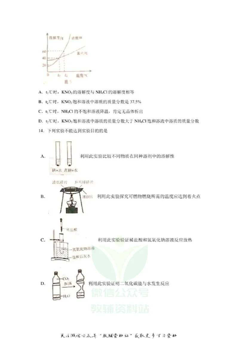 《2020江苏无锡中考化学真题及答案_初高中资料库_初中资料库（转存避免链接过期失效）_初中化学》第4页预览