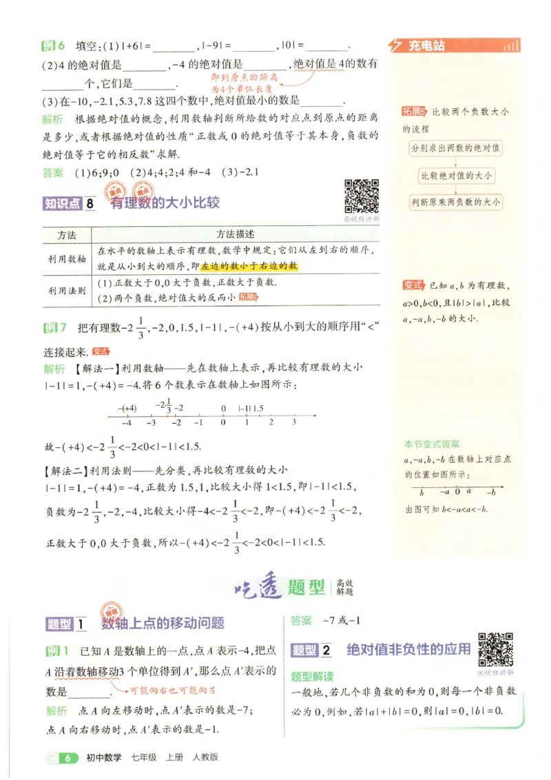 《吃透重难点_2026秋初中教辅合集_2026秋53系列_2027《53初中试卷》7上数学（人教）》第10页预览
