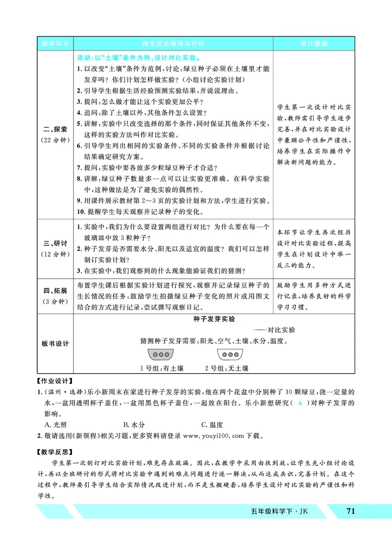 《优翼26春科学JK五下——教案_26春小学语数英道科各版本《课件+教案》_26春教科版科学《课件+教案》1-6年级下册_五下_优翼26春科学JK五下——教案_优翼26春科学JK五下——教案》第5页预览