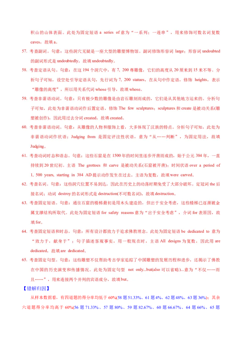 《二模前强化练05语法填空（教师版）_高考一二三轮复习_英语_2026年-英语高考专项复习_252026年高考英语终极对决锦囊·三年真题解读》第2页预览