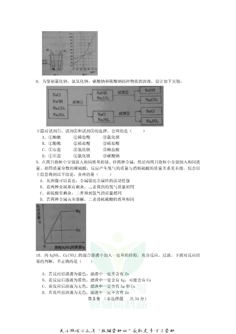 《2020山东省济宁市中考化学真题及答案_初高中资料库_初中资料库（转存避免链接过期失效）_初中化学》第2页预览