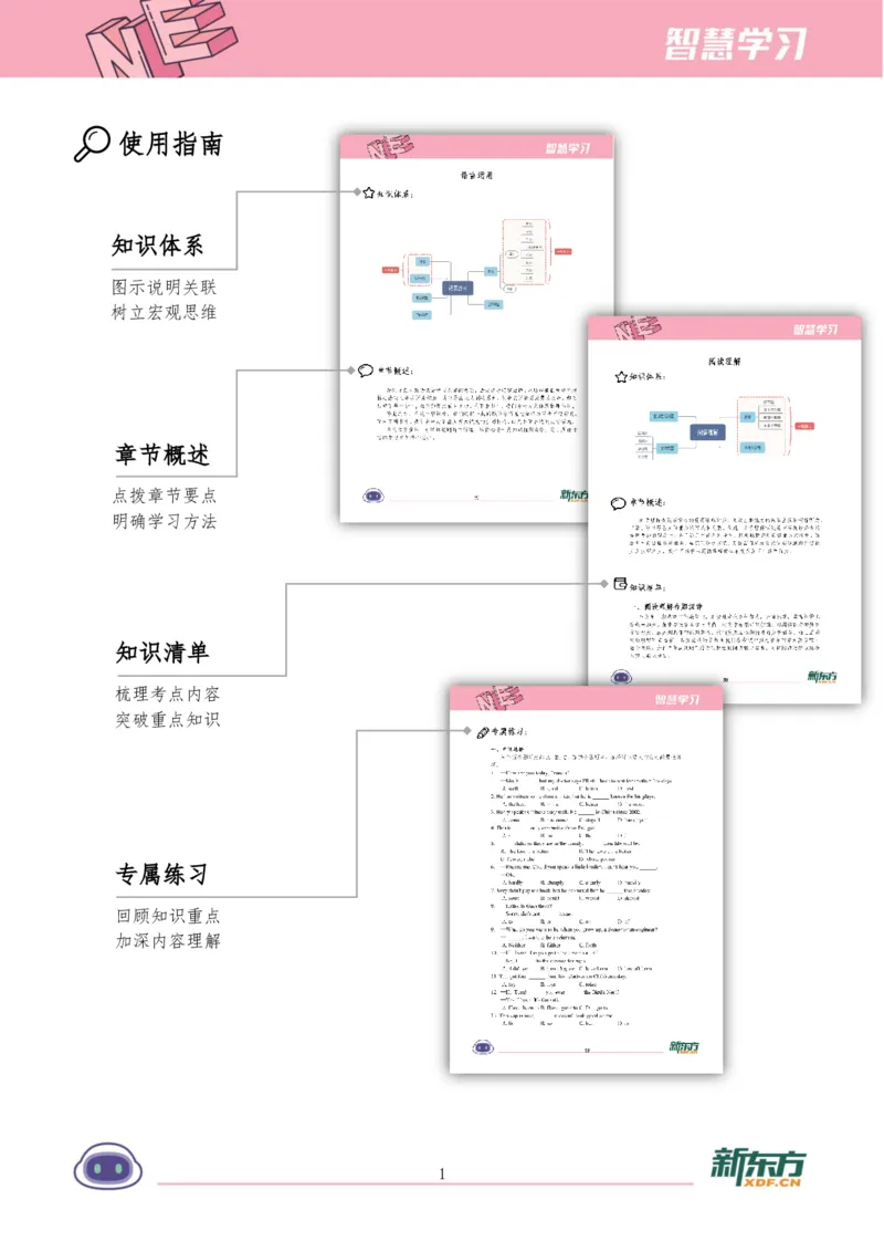 《初三英语知识手册（上）_2026秋初中教辅合集_2027《新东方•知识手册》9上英语》第2页预览