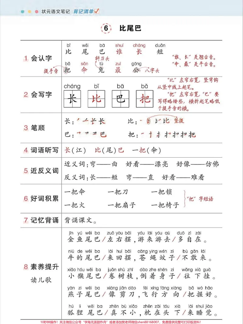 《一年级语文上册笔画笔顺知识点总结提前预习。#关注我持续更新小学知识#一年级语文#每天学习一点点进步一点点#一年级语文专项练习#期末复习》第1页预览