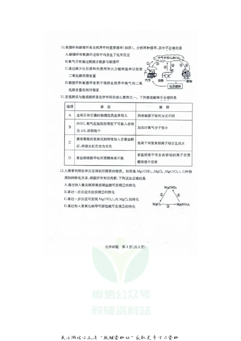 《2020山东东营中考化学真题及答案_初高中资料库_初中资料库（转存避免链接过期失效）_初中化学》第3页预览