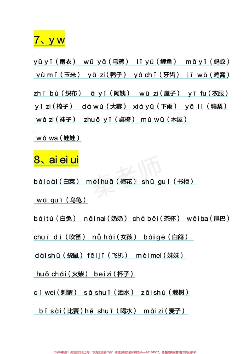 《一年级拼音拼读。一年级上册语文#拼音#必考考点#月考#拼读拼音#知识推荐官电子版学习资料@qunju888.com小助手@qunju888.com创作者中心@qunju888.com热点宝》第4页预览