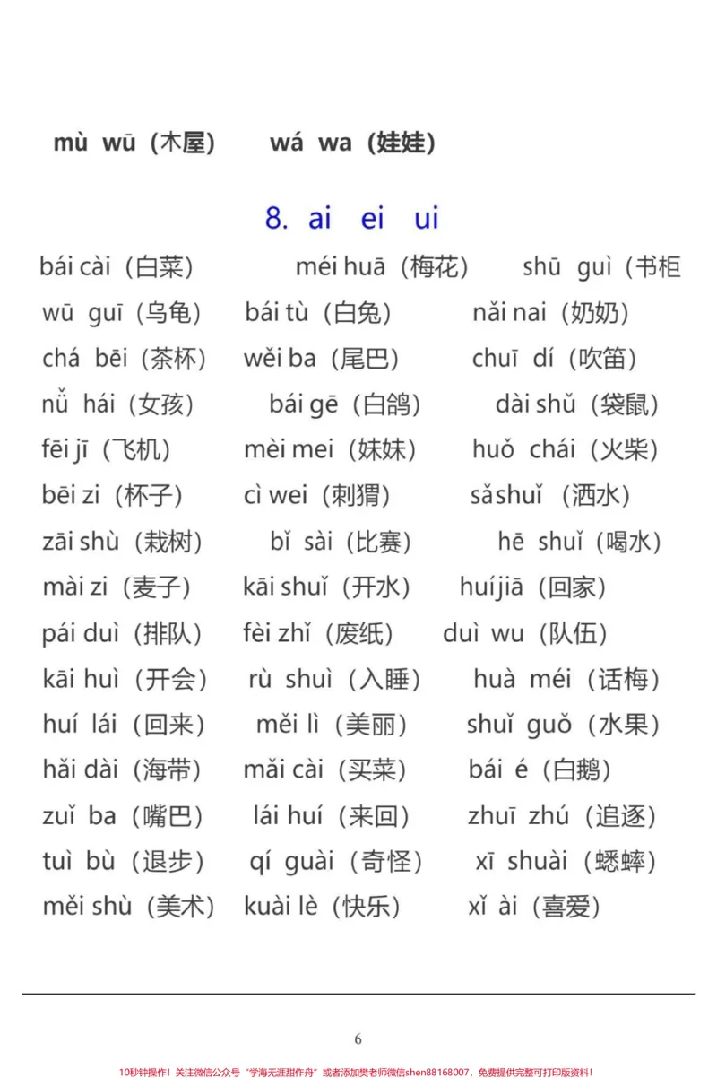 《一年级新生读熟这些拼音开学就是班级学霸。#知识点总结#家长收藏孩子受益#一年级#教育#干货》第4页预览