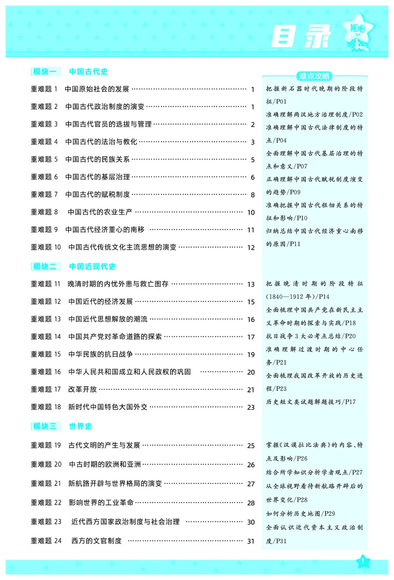 《历史-高考一遍过.拆解重难题(65页)_2026版高中《二三轮复习+冲刺复习》_高考二轮高考重难题拆解TXEdu2026年高考一遍过拆解重难题高考九科全科完整版(pdf彩色原版纯净版)》第2页预览