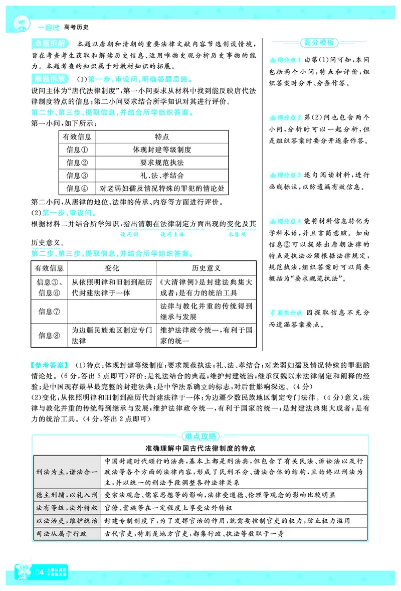 《历史-高考一遍过.拆解重难题(65页)_2026版高中《二三轮复习+冲刺复习》_高考二轮高考重难题拆解TXEdu2026年高考一遍过拆解重难题高考九科全科完整版(pdf彩色原版纯净版)》第7页预览