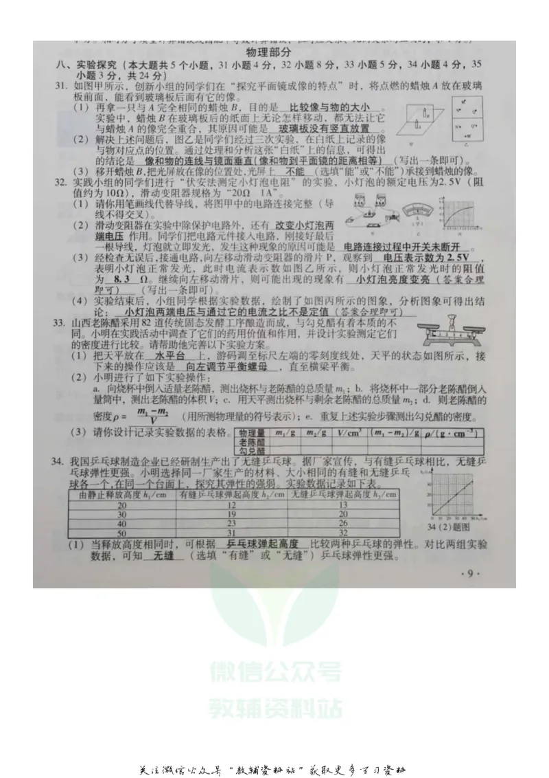 《2020山西晋中中考物理试题及答案_初高中资料库_初中资料库（转存避免链接过期失效）_初中物理》第2页预览