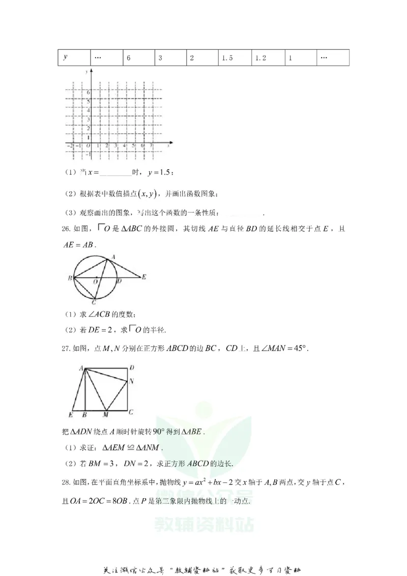 《2020甘肃金昌中考数学真题及答案_初高中资料库_初中资料库（转存避免链接过期失效）_初中数学》第6页预览