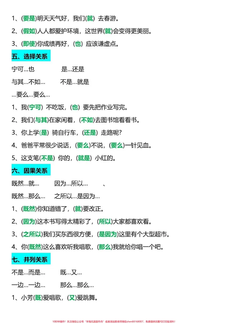 《二升三关联词专项练习。二升三语文关联词专项练习,老师整理好了,家长给孩子打印一份出来学习。都是考试常考必考知识点,有电子版可打印,家长给孩子打印出来学习吧!#二升三#三年级上册语文#三年级上册》第3页预览