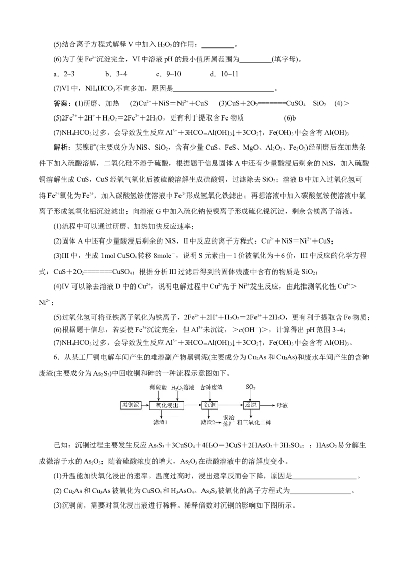《2026届高考化学二轮《化学工艺流程》大题专练09(教师版)_高考一二三轮复习_化学_2027年高考化学专项复习_52027届高考化学大题专项强化训练》第8页预览