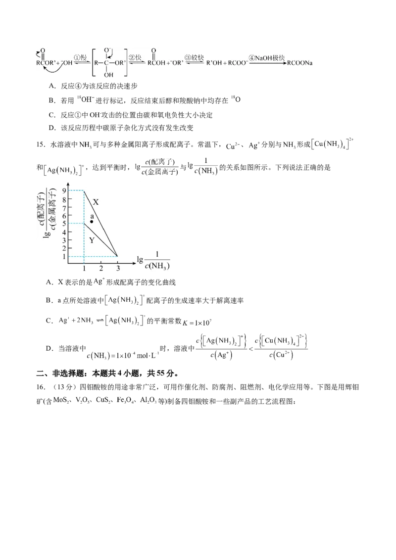 《2026年高考化学考前冲刺模拟B（黑吉辽蒙专用）（学生版）_高考一二三轮复习_化学_2027年高考化学专项复习_32027年高考化学考前冲刺模拟（黑吉辽蒙专用）》第6页预览