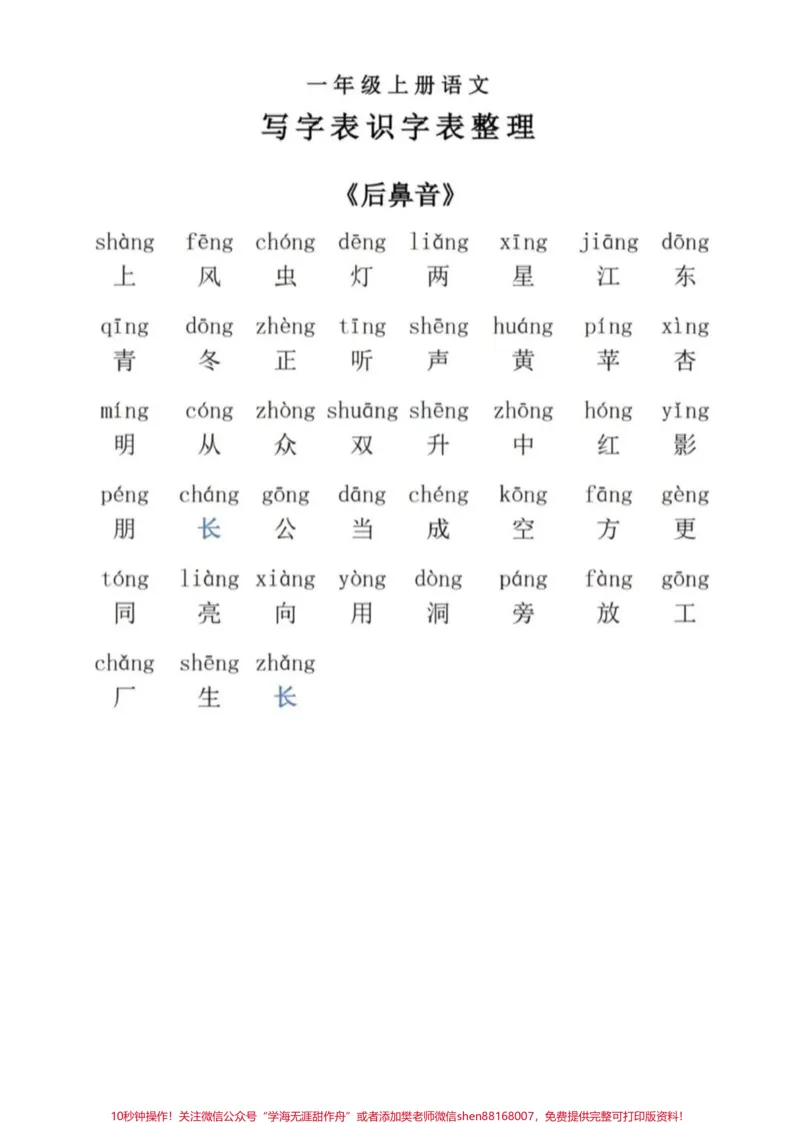 《一年级上册语文生字归类#幼小衔接#一年级#幼升小#家长收藏孩子受益#一年级语文》第1页预览