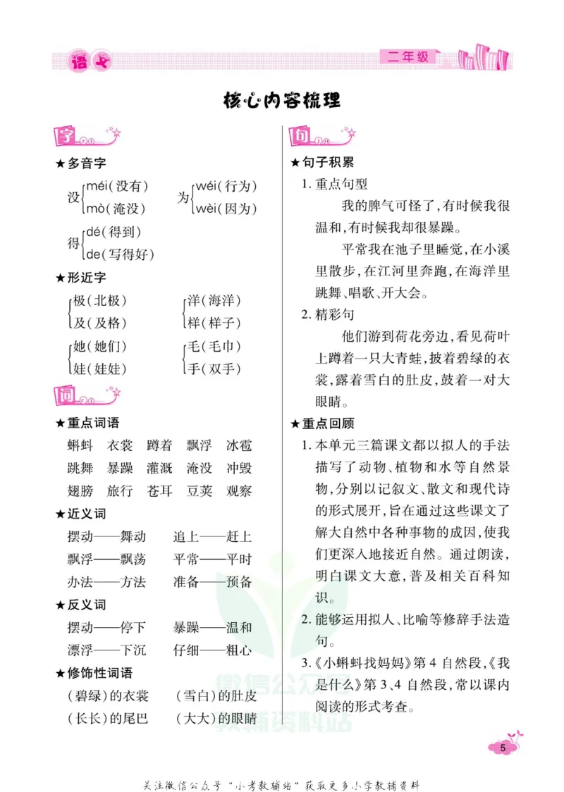 《《寒假开心果》二年级寒假语文部编版_07.小学语文、英语、数学专区_小学寒假教辅汇总_1~6年级寒假开心果·快乐假期》第8页预览