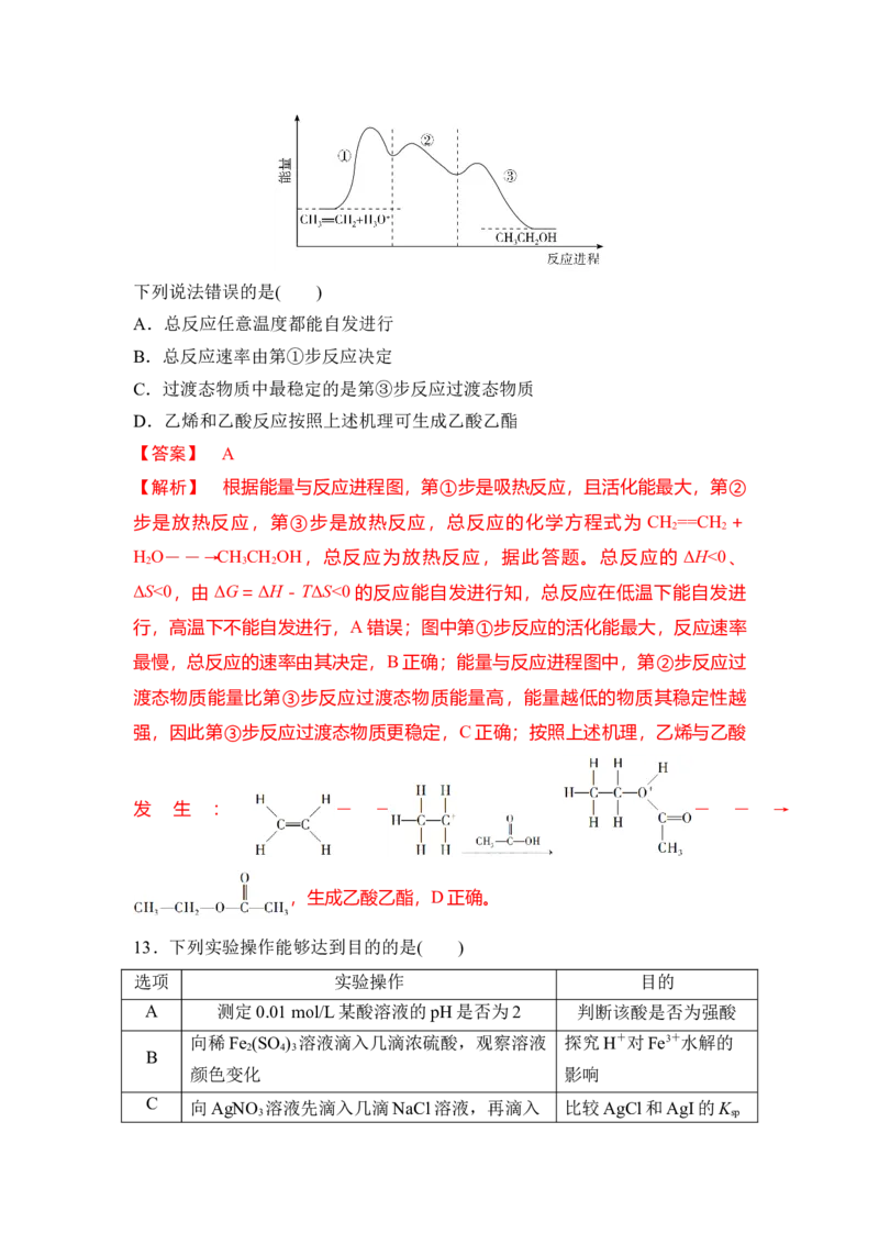 《2026年普通高中学业水平选择性考试仿真卷1（新高考通用）（教师版）_高考一二三轮复习_化学_2026年-化学高考二轮复习_2026年高考二轮复习.题型突破化学（新高考通用）-G454_2026版》第7页预览