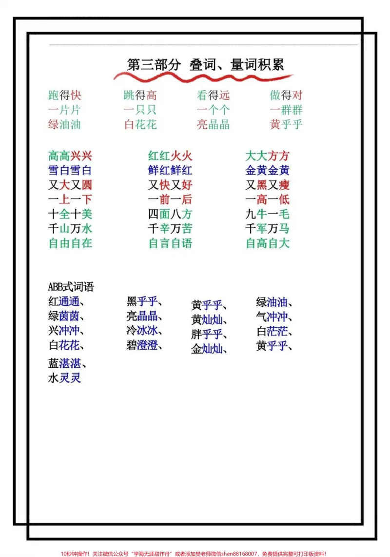 《一年级下册八大专项重点练习。#一年级重点知识归纳#学霸秘籍#一年级语文#一年级语文下册#一年级下册》第3页预览