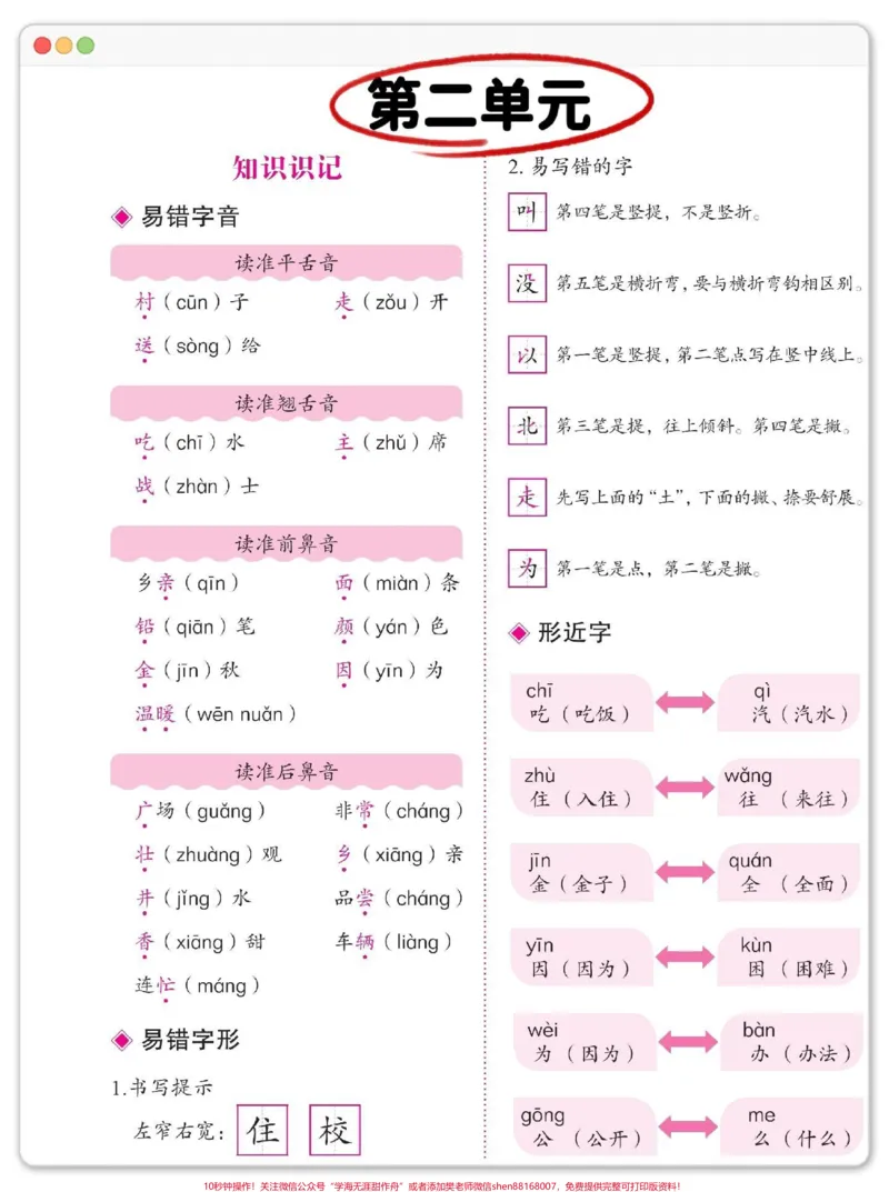 《一年级语文下册期末重点！！期末所有考点都在这里了～快打印出来给宝贝读一读背一背吧#期末复习#必考考点#知识点总结#一年级语文下册期末复习#一年级重点知识归纳》第4页预览