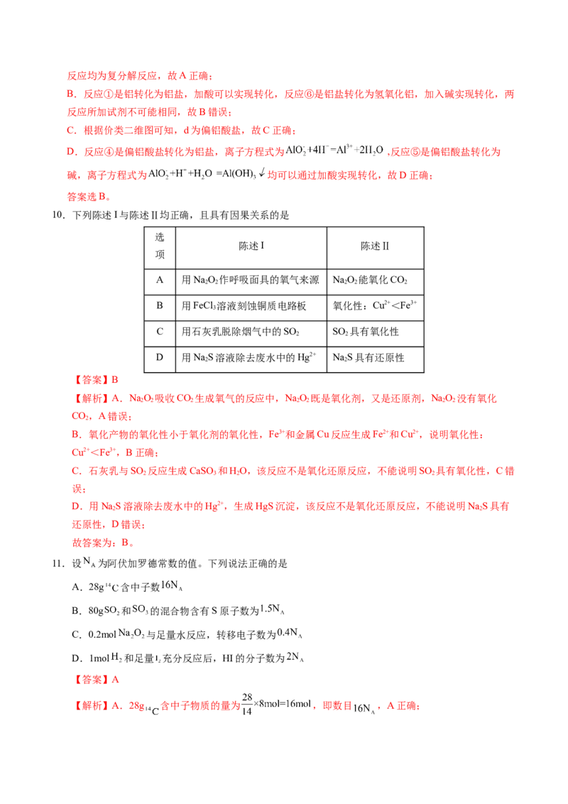《化学02（广东卷）（全解全析）_高考一二三轮复习_化学_2026年-化学高考专项复习_2026年高考第一二三次模拟考试化学-G181_高考化学第一次模拟卷23套_2025版》第6页预览