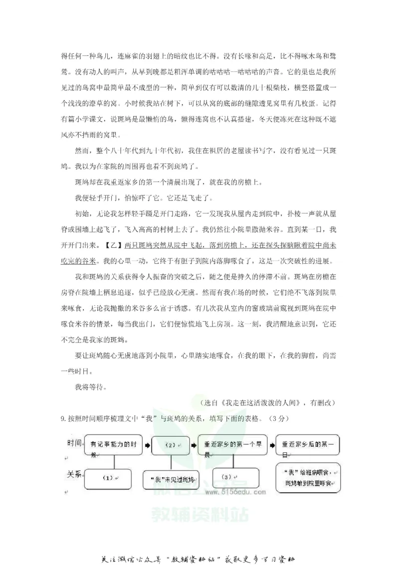 《2020浙江省杭州市中考语文真题及答案_初高中资料库_初中资料库（转存避免链接过期失效）_初中语文》第5页预览