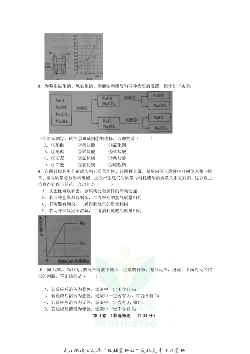《2020山东济宁中考化学真题及答案_初高中资料库_初中资料库（转存避免链接过期失效）_初中化学》第2页预览