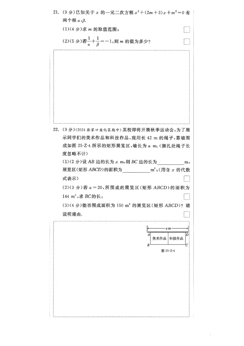 《卷_2026秋初中教辅合集_2027全品作业_2026秋《全品作业》9上数学（人教河北专版）》第5页预览