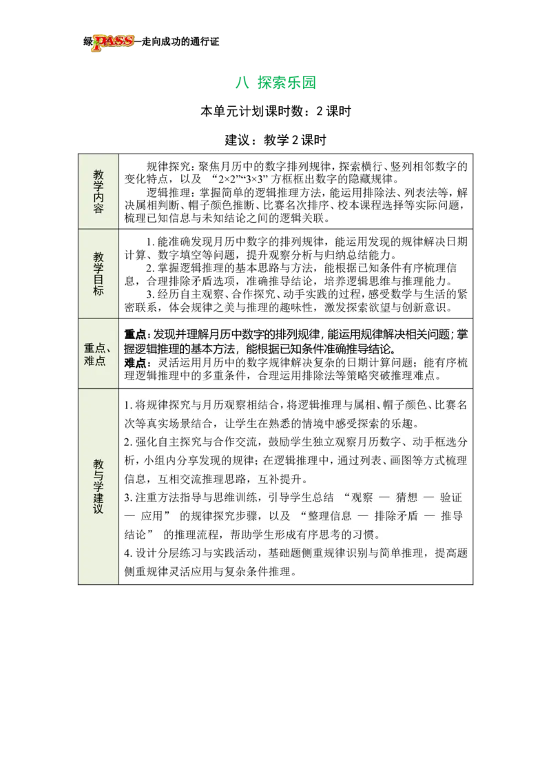 《第1课时探索月历中的问题_26春小学语数英道科各版本《课件+教案》_26春各版本数学《课件+教案》1-6年级下册_26春冀教版数学《课件+教案》1-6年级下册_26春冀教版数学三年级下册教案课件》第1页预览