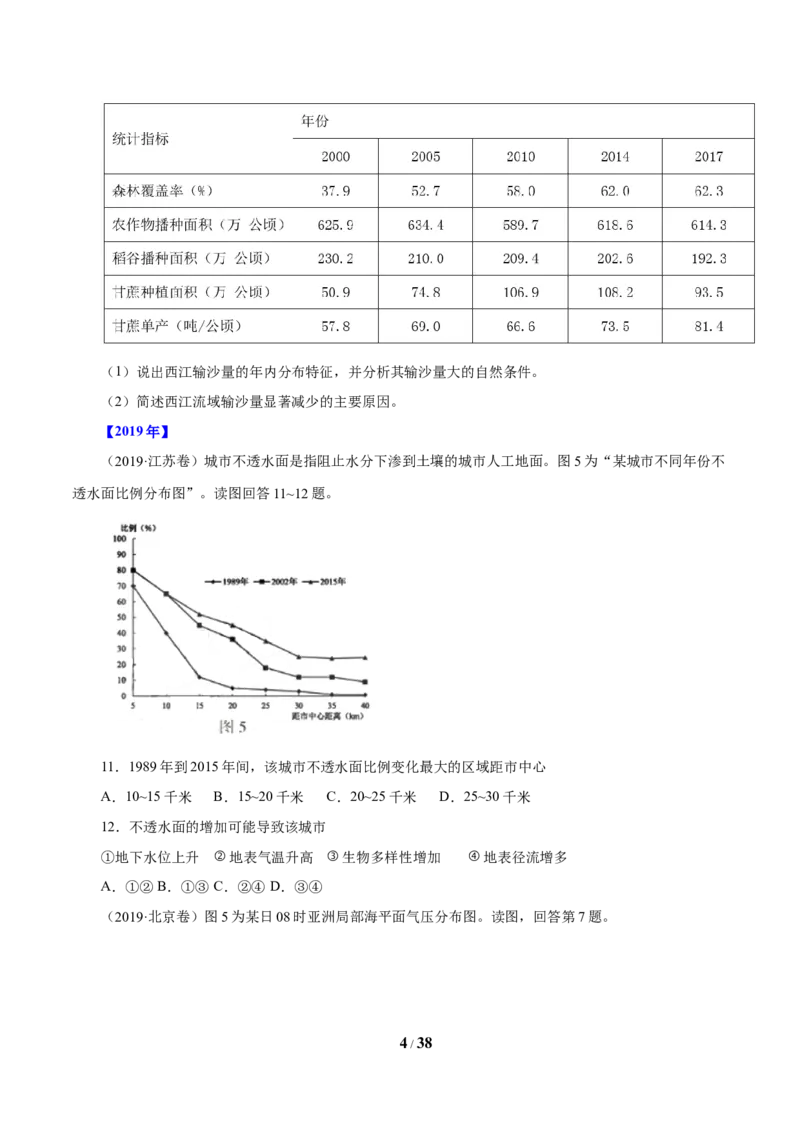 《专题04地球上的水（原卷版）_初高中资料库_高中资料库（转存避免链接过期失效）_高中地理》第4页预览