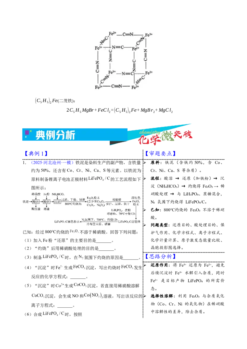 《3-10铁（学生版）_高考一二三轮复习_化学_2026年-化学高考专项复习_22026年高考化学培优微突破讲义（全国通用）》第3页预览