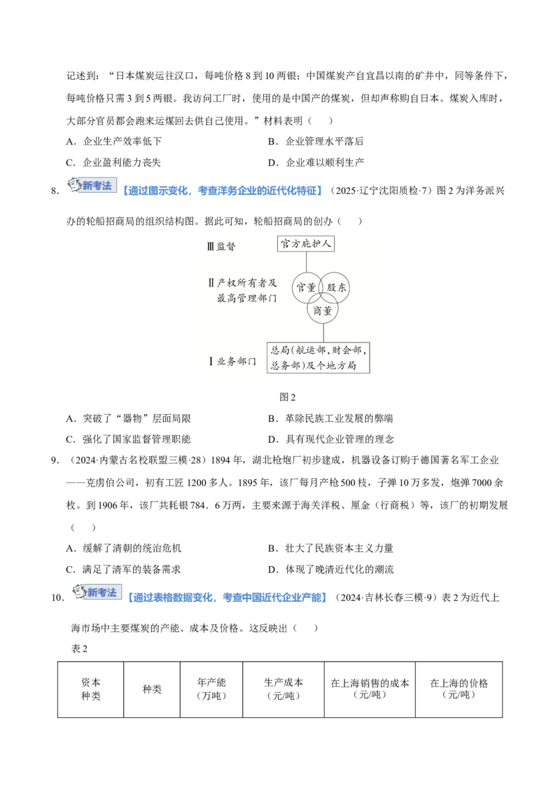 《第15讲国家出路的探索和挽救民族危亡的斗争（专项训练）（黑吉辽蒙专用）（学生版）_高考一二三轮复习_历史_2026年_2026年高考历史一轮课件+讲义+练习（黑吉辽蒙专用）-G330》第3页预览