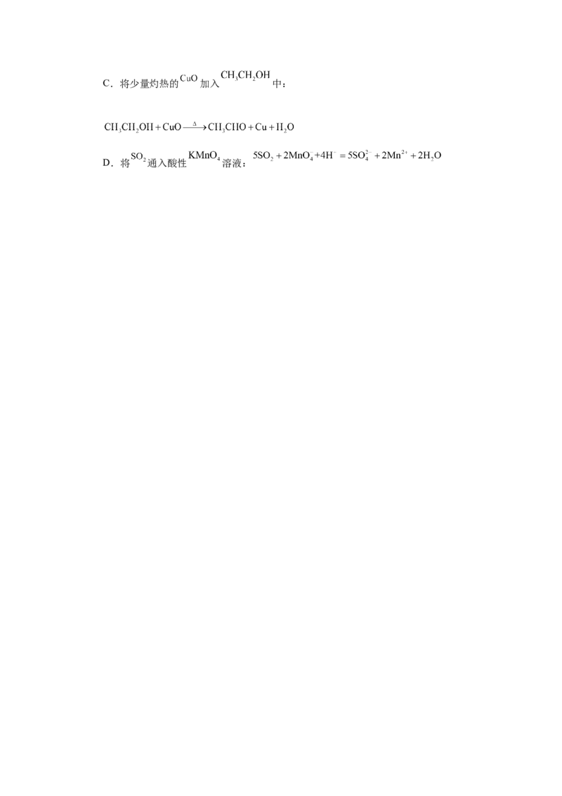 《2027年高考化学一轮复习专项训练——离子反应_高考一二三轮复习_化学_2027年高考化学一轮_62027年高考化学一轮专题复习（考点梳理）》第10页预览