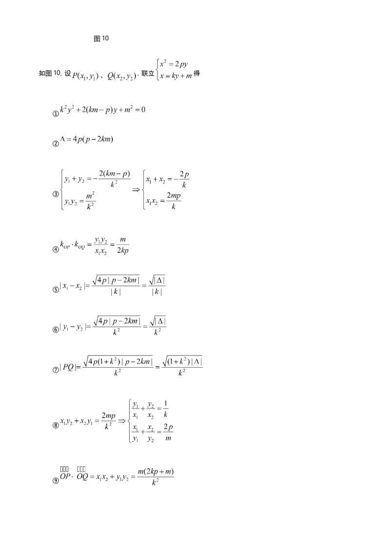 《第14讲抛物线的硬解定理，定比点差法，极点极线及光学性质讲义（新高考通用）-教师版_高考一二三轮复习_数学_2027年高考数学一轮更新中》第6页预览