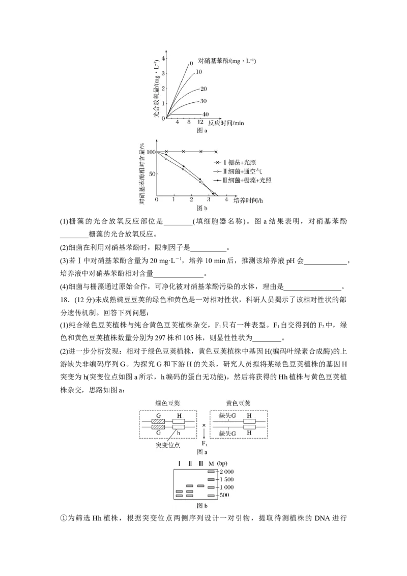 《生物2025年高考真题——湖南卷（精校版）(1)_2026版高中《二三轮复习+冲刺复习》_2021-2025生物高考题_2025生物高考题_学生》第5页预览
