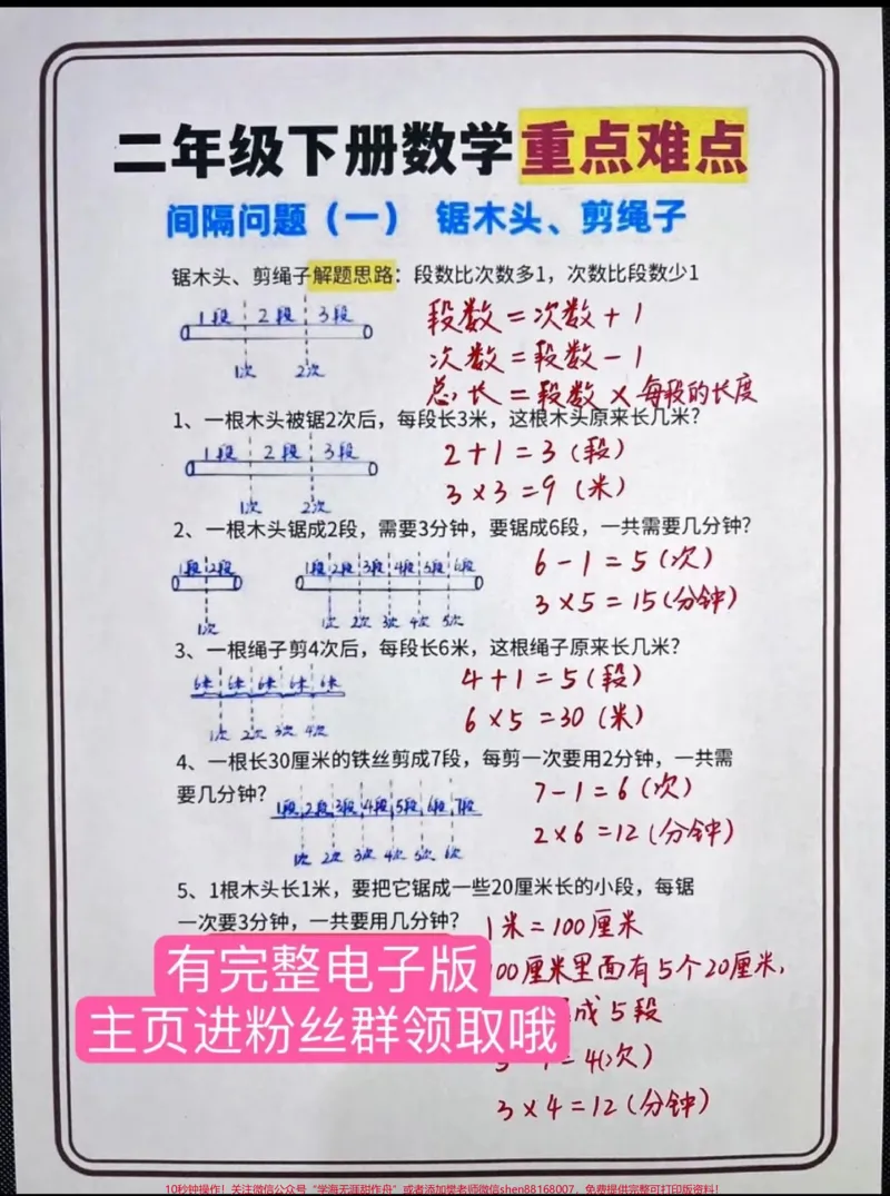 《二年级数学下册重点难点。#二年级#家长收藏孩子受益#寒假充电计划#2023寒假#二年级数学_最新小学1-9年级各科+幼升小+综合类学习资源汇总包_二年级一线老师整理版资源(全网独家)》第1页预览