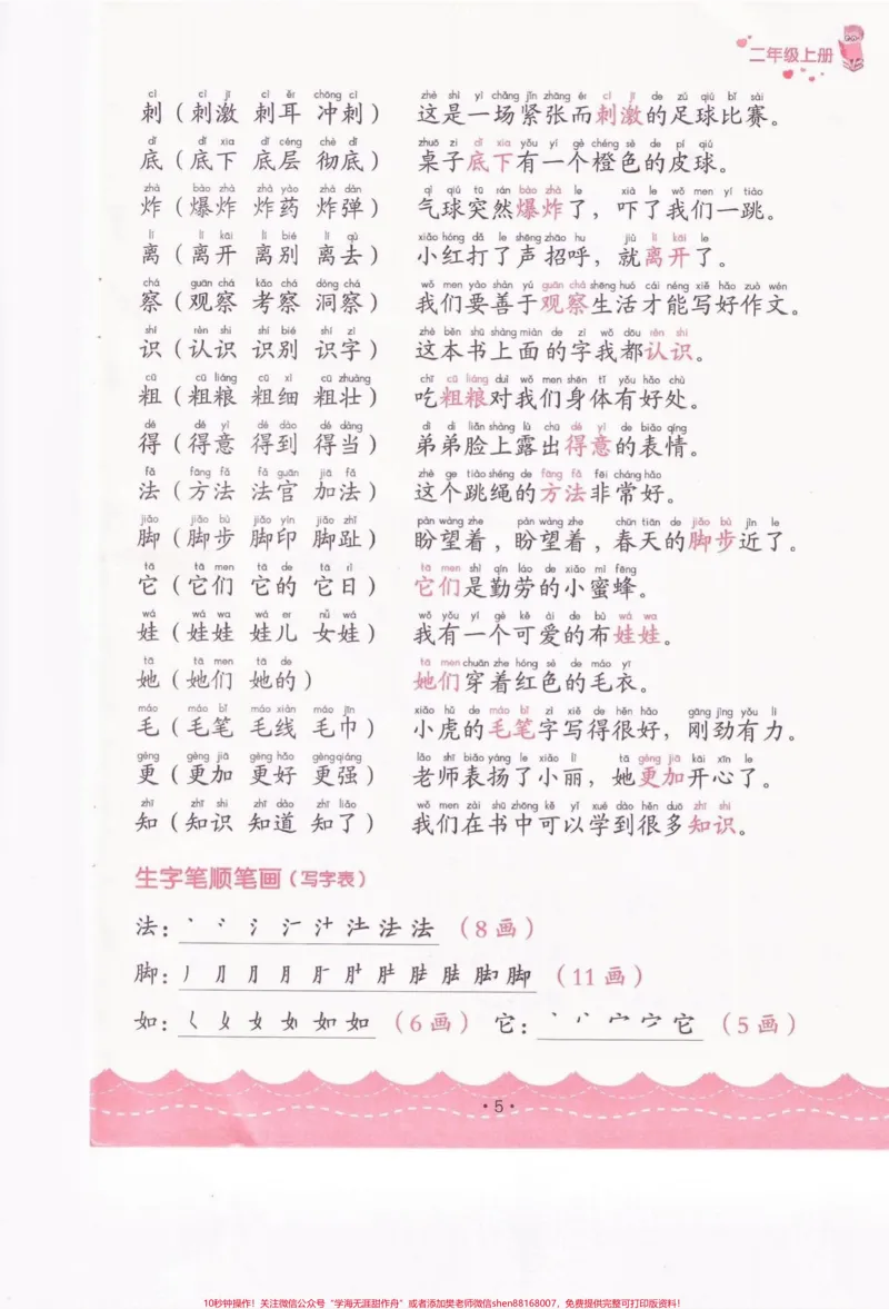 《二年级语文上册生字组词造句。二年级语文上册生字组词造句#二年级语文#二年级语文上册#生字组词造句#学习资料分享#关注我持续更新小学知识_二年级一线老师整理版资源（全网独家）》第6页预览
