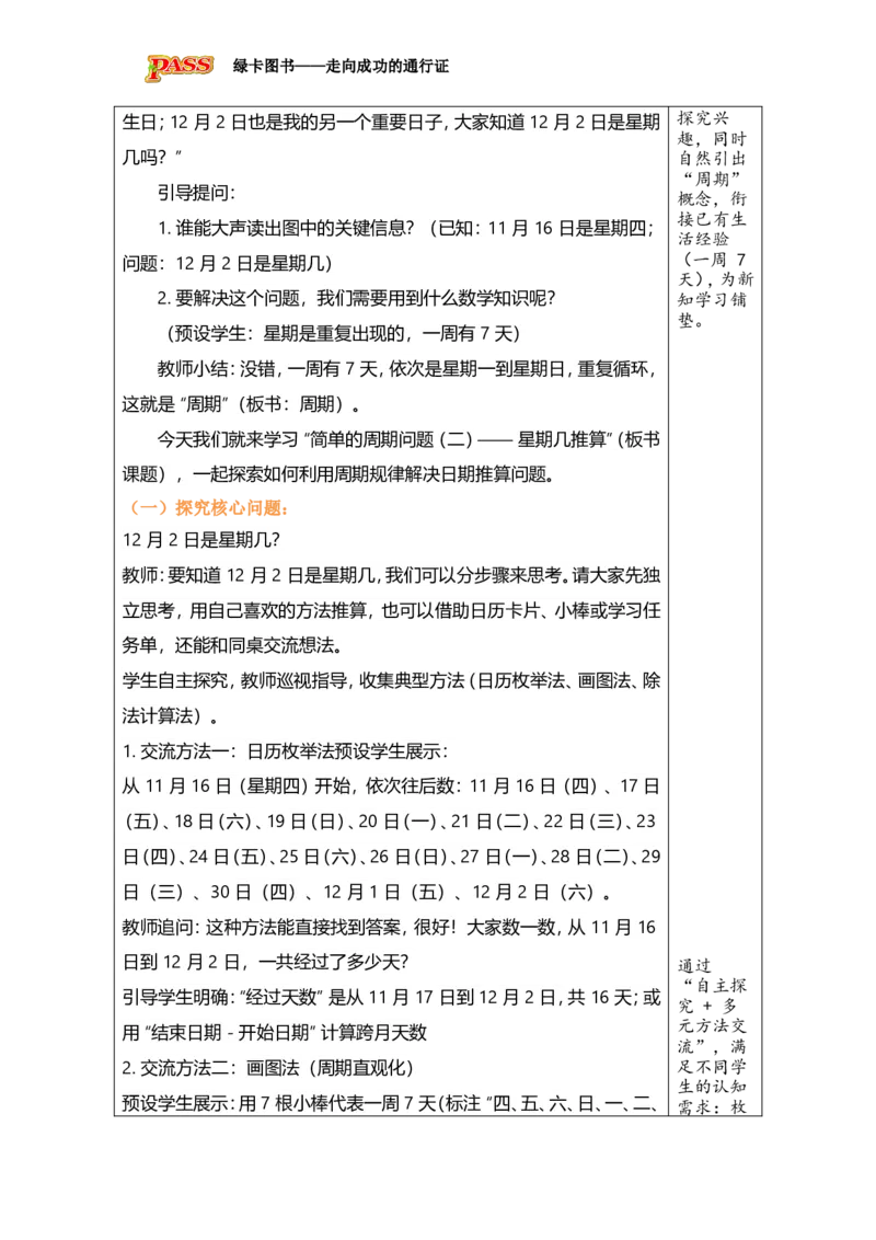 《智慧广场——简单的周期问题（二）_26春小学语数英道科各版本《课件+教案》_26春各版本数学《课件+教案》1-6年级下册_26春青岛版数学1-6年级下册教案课件PPT》第2页预览
