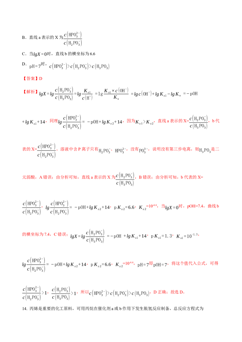 《化学一模提分卷03（新高考全国14+4）（全解全析）_高考一二三轮复习_化学_2026年-化学高考专项复习_2026年高考第一二三次模拟考试化学-G181_高考化学第一次模拟卷23套_2026版》第9页预览