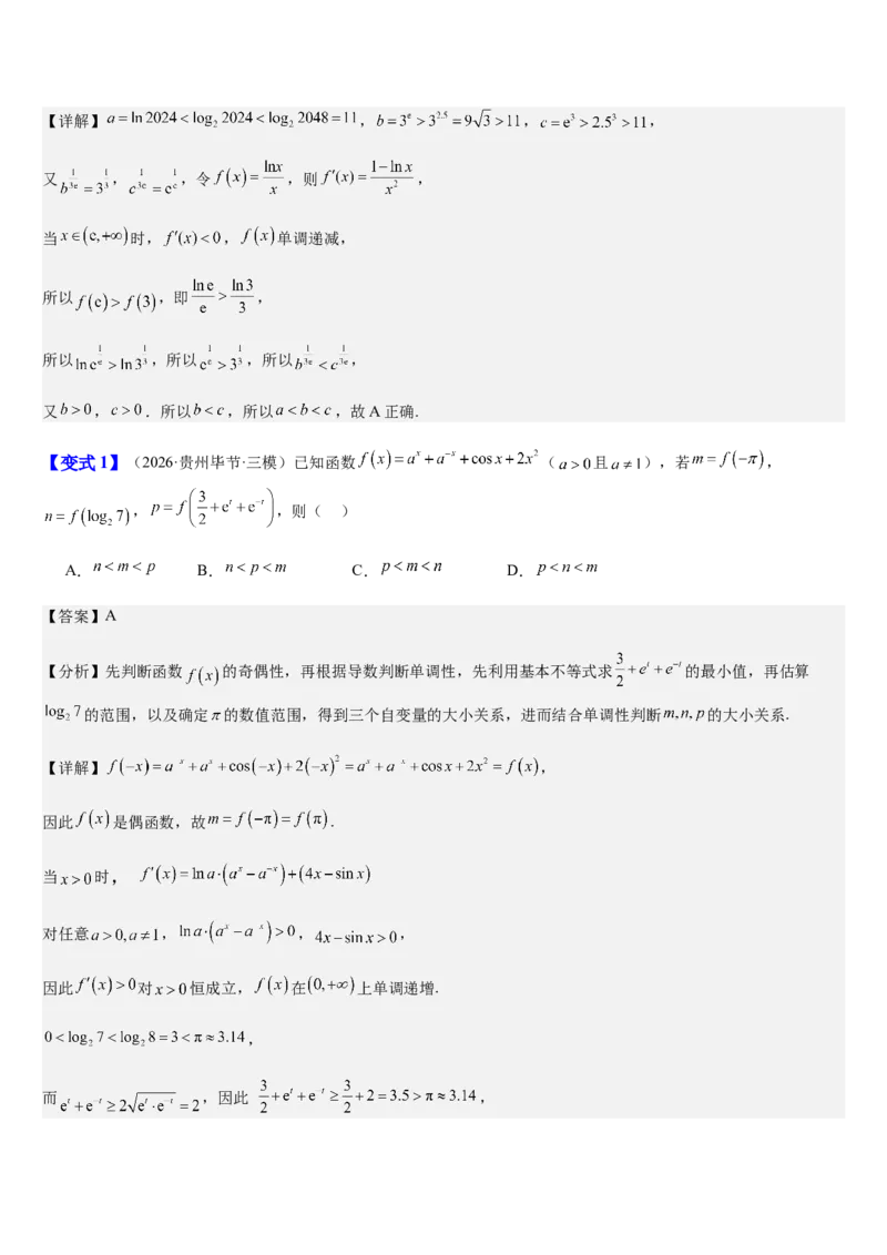 《第18讲导数与函数的单调性、极值、最值（知识清单+8典例精讲+7方法技巧+分层训练）（教师版）_高考一二三轮复习_数学_2027年高考数学一轮更新中》第4页预览