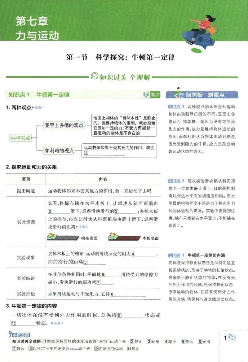 《2024版《初中必刷题》物理8下（HK）-狂K重点_初中全科知识点总结和试卷_赠送习题试卷_初中3年学习辅助资料_2、2025初中必刷题合集_初中必刷题23+24+25上册_24初中必刷题上册+下册全》第5页预览