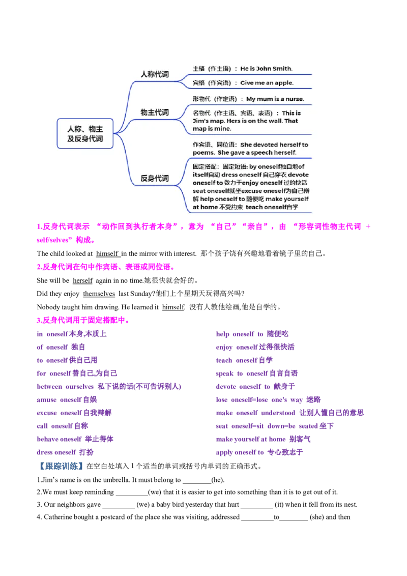 《专题21代词（知识清单）（学生版）_高考一二三轮复习_英语_2026年_2026年高考英语一轮复习讲义+练习+课件（新教材新高考）-G55_2026版_知识清单》第4页预览
